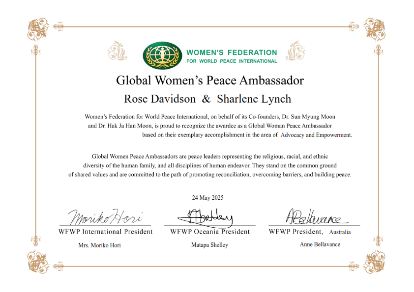 Global Women Peace Ambassador Award Global Women Peace Ambassador Award