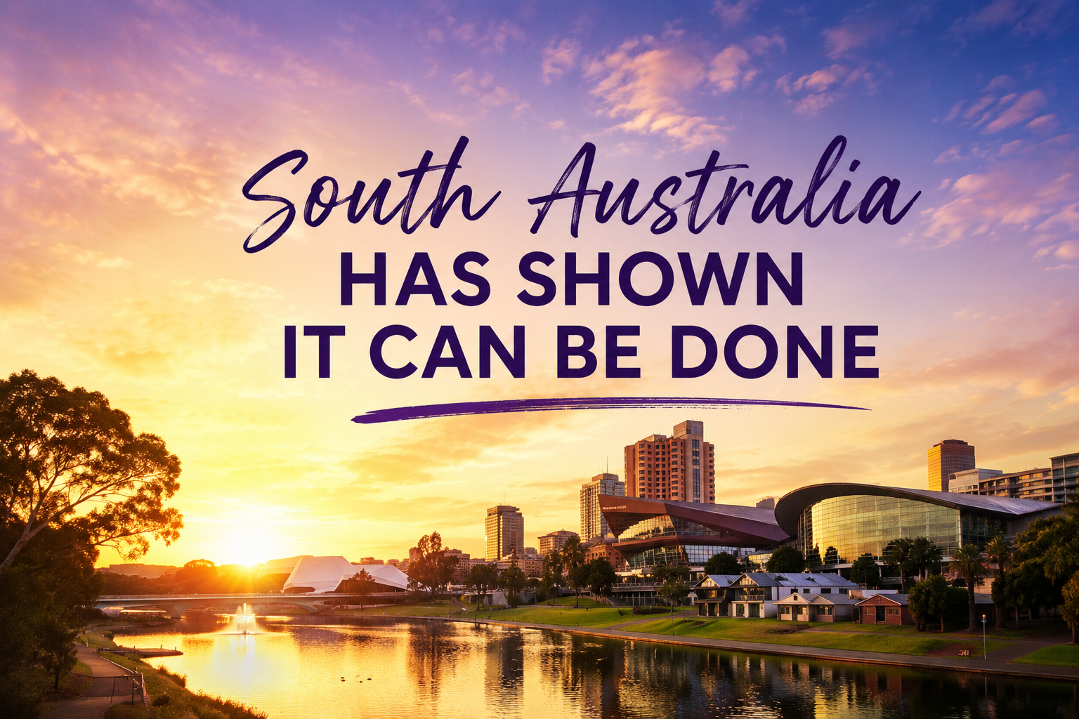 South Australia has shown it can be done