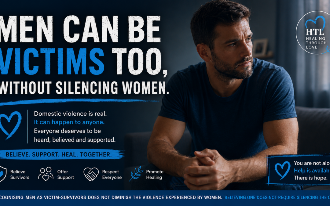 Men Can Be Victims Too, Without Silencing Women