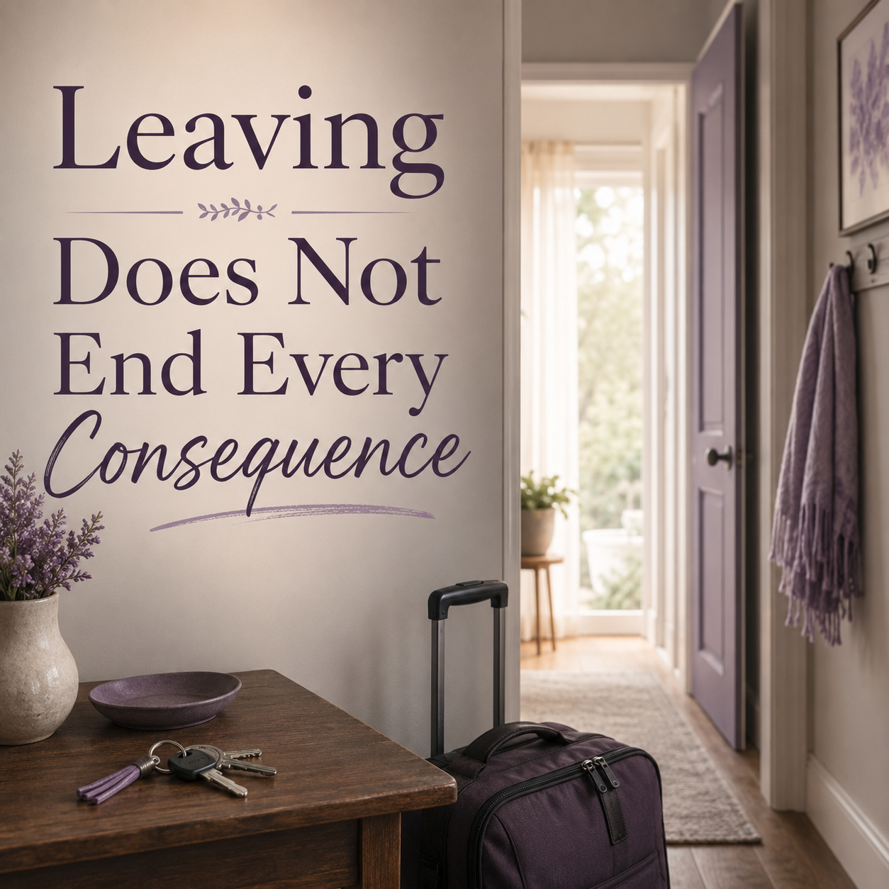 Leaving Does Not End Every Consequence